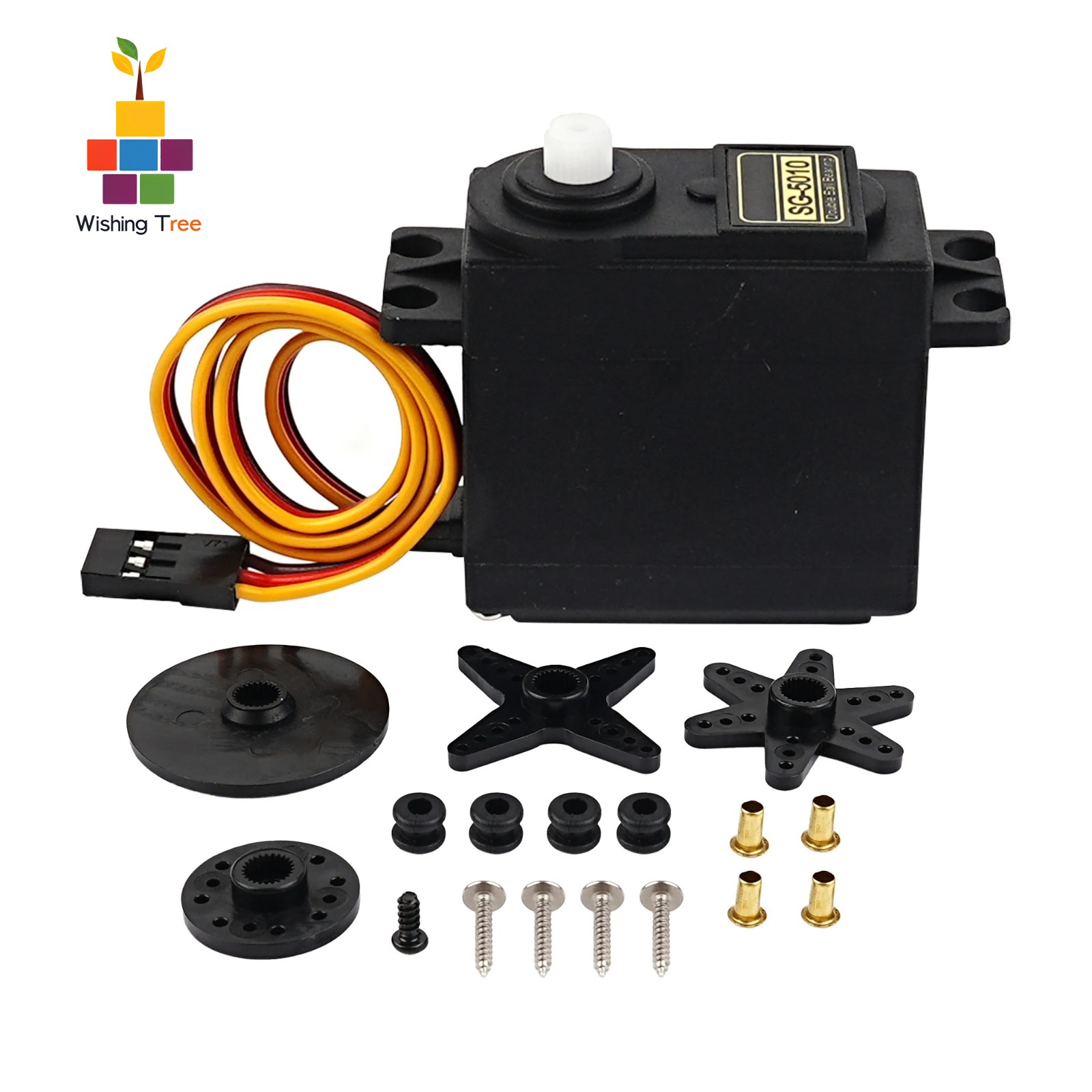 Rc Helicopter Motor - SG5010 เซอร์โวมอเตอร์ดิจิตอลแรงบิดสูง 6.5 กก. 180 °