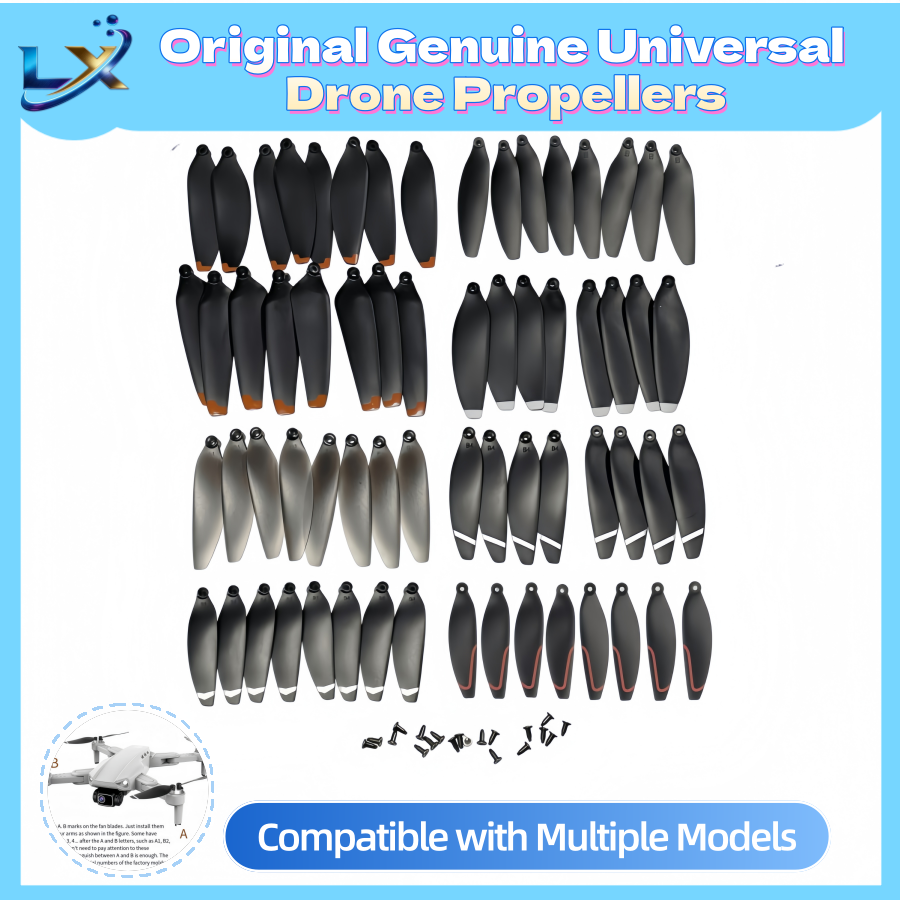 Rc Helicopter Blade - 2SET 16PCS ใบมีดโดรนอเนกประสงค์แบบดั้งเดิม, ใบพัดเฮลิคอปเตอร์ RC แบบไร้แปรง,