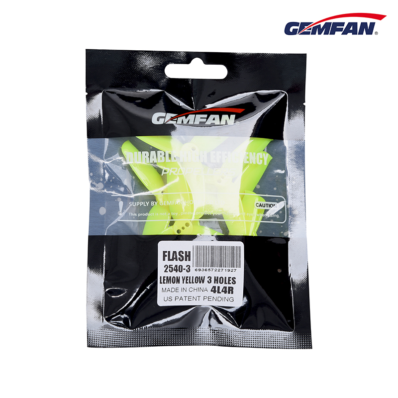 Rc Helicopter Blade - 2540แฟลช gemfan 4คู่2.5X4X3 2.5นิ้วใบพัด3ใบ1.5มม. สำหรับ RC