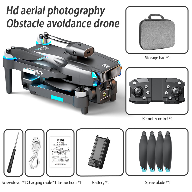 M107 RC Drone แบบพับได้ - กล้อ - Rc Helicopter Charger บทวิจารณ์และราคา