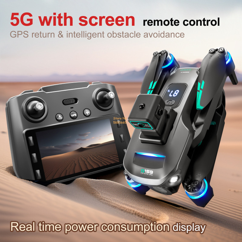 8K กล้องคู่ 5G WIFI FPV รีโมทค - Rc Helicopter Electric บทวิจารณ์และราคา