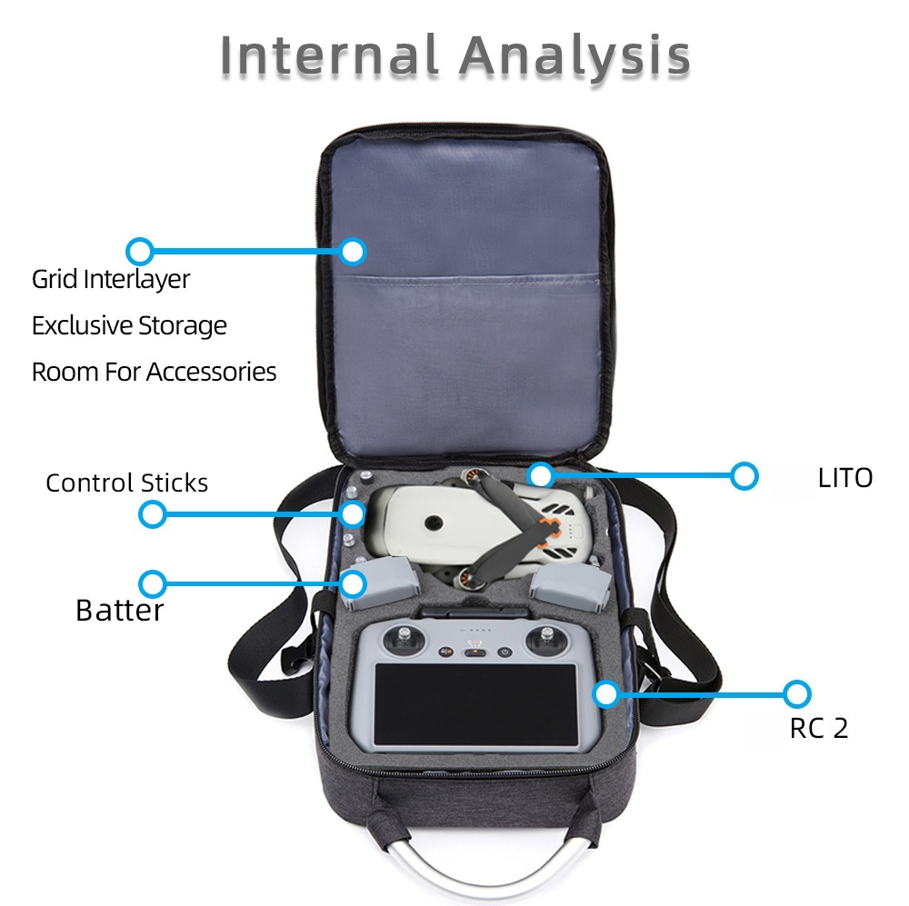 กระเป๋าป้องกันสำหรับ DJI Lito  - Rc Helicopter Bag บทวิจารณ์และราคา
