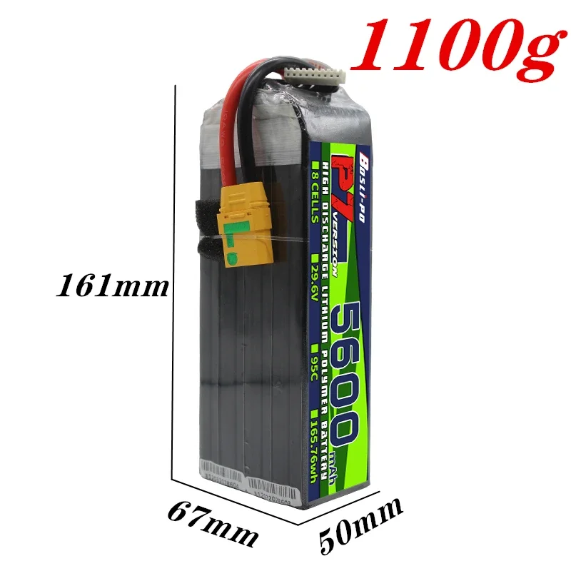 Bosli-po 8S 29.6V 5600m-Ah 95C - Rc Helicopter Bag บทวิจารณ์และราคา