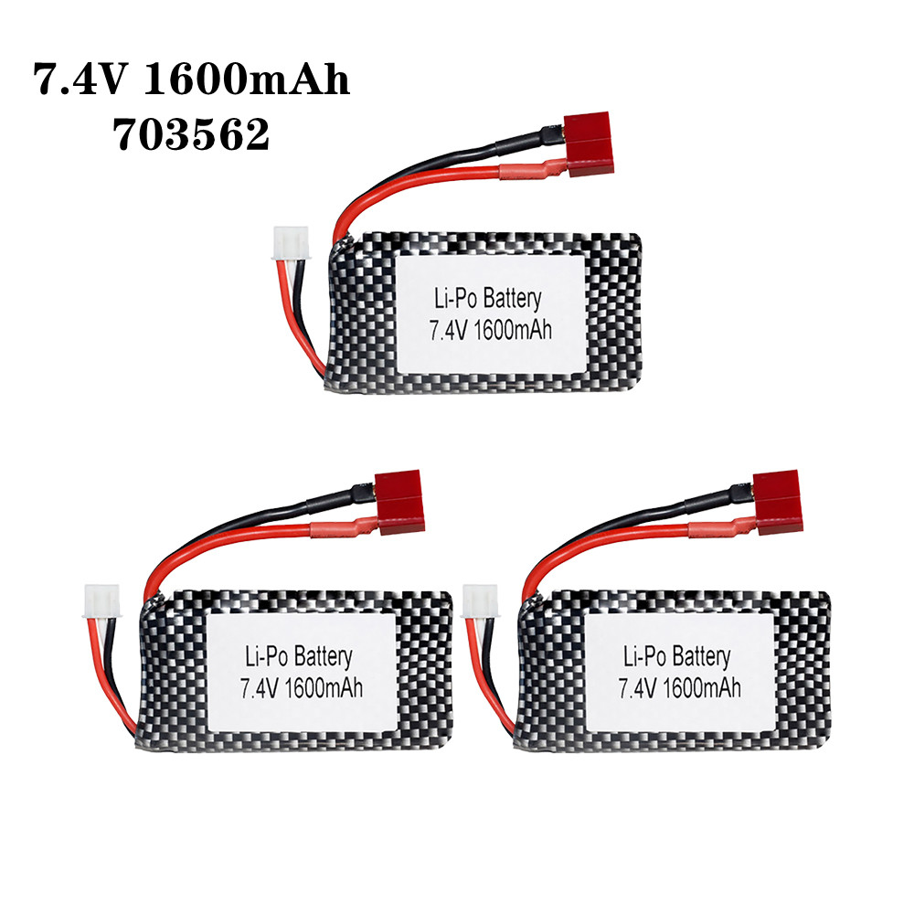 1/2/3ชิ้น/ล็อต7.4V 1600Mah 703 - Rc Helicopter Parts บทวิจารณ์และราคา